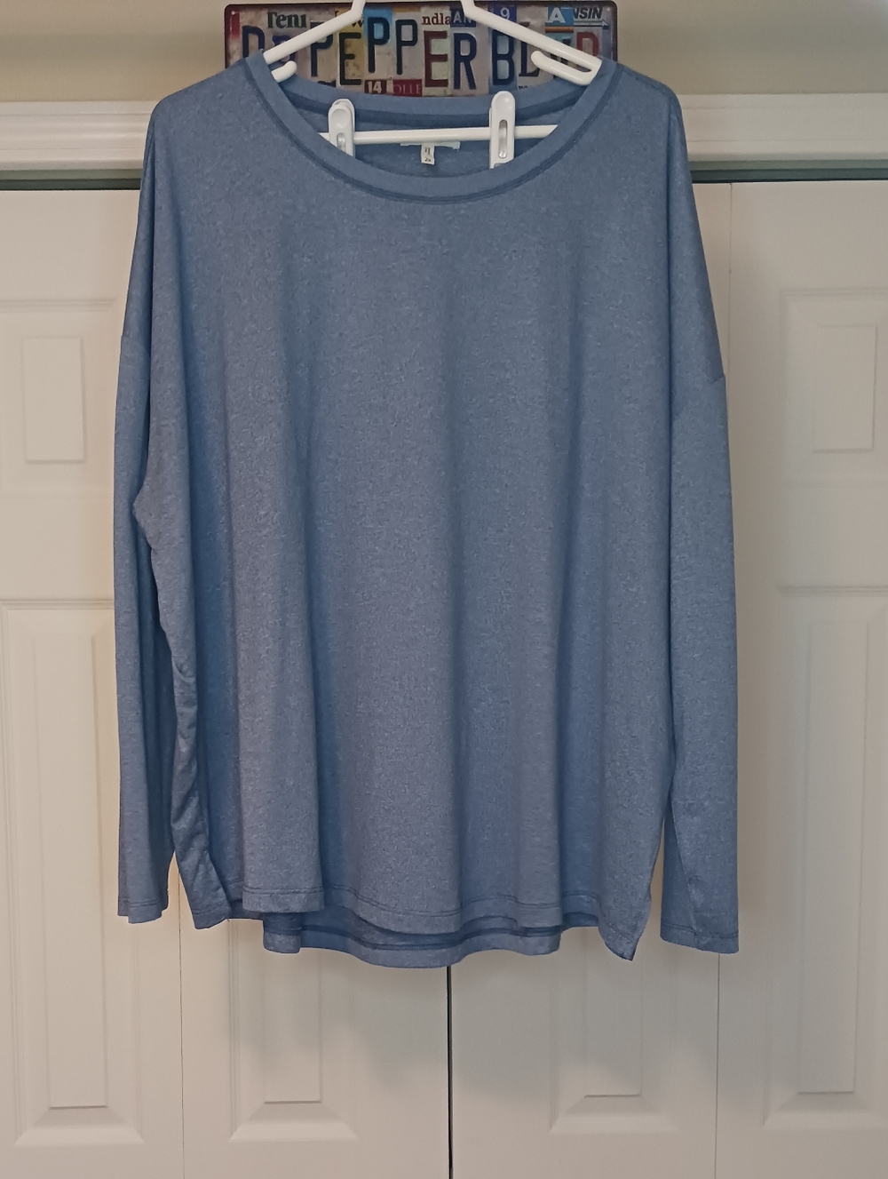 NWT Maurices Blue Long Sleeve Top Size 2X